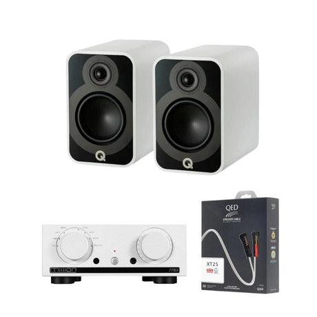 Mission 778X Amplifier + Q Acoustics 5020 Bookshelf 5" Speakers Bundle - K&B Audio
