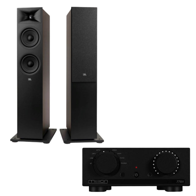 Mission 778X Integrated Amplifier + JBL Stage 260F Floorstanding Speakers - K&B Audio