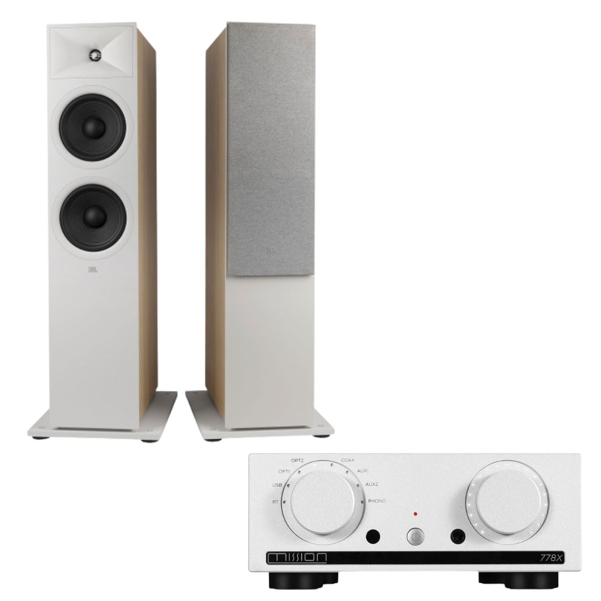 Mission 778X Integrated Amplifier + JBL Stage 260F Floorstanding Speakers - K&B Audio