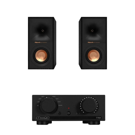 Mission 778X Integrated Amplifier + Klipsch R-40M Bookshelf Speakers - K&B Audio