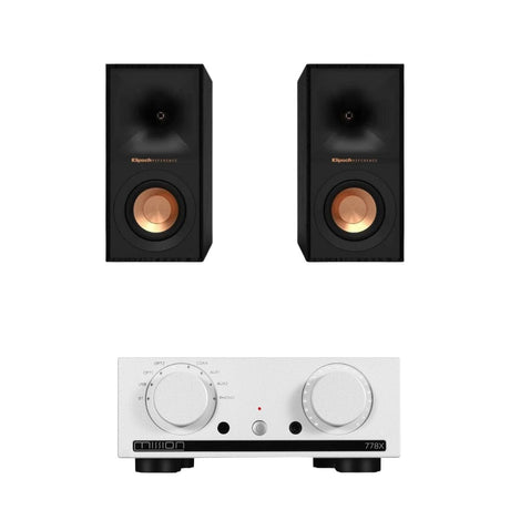 Mission 778X Integrated Amplifier + Klipsch R-40M Bookshelf Speakers - K&B Audio