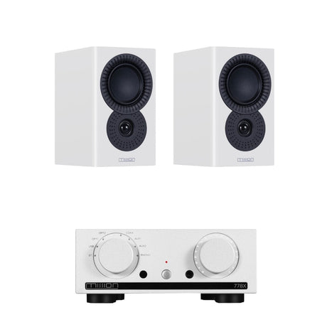 Mission 778X Integrated Amplifier + Mission LX-1 Bookshelf Speakers - K&B Audio