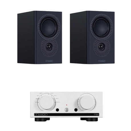 Mission 778X Integrated Amplifier + Mission LX-2 Bookshelf Speakers - K&B Audio