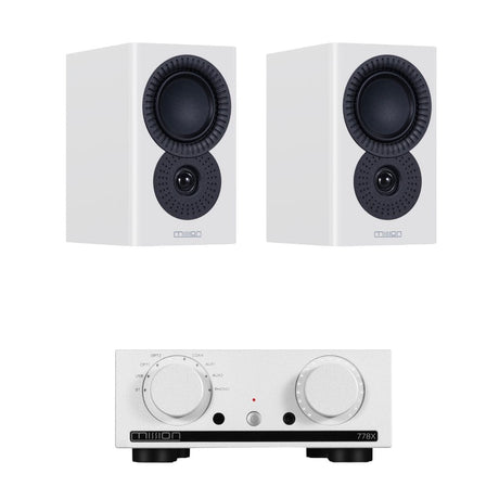 Mission 778X Integrated Amplifier + Mission LX-2 Bookshelf Speakers - K&B Audio