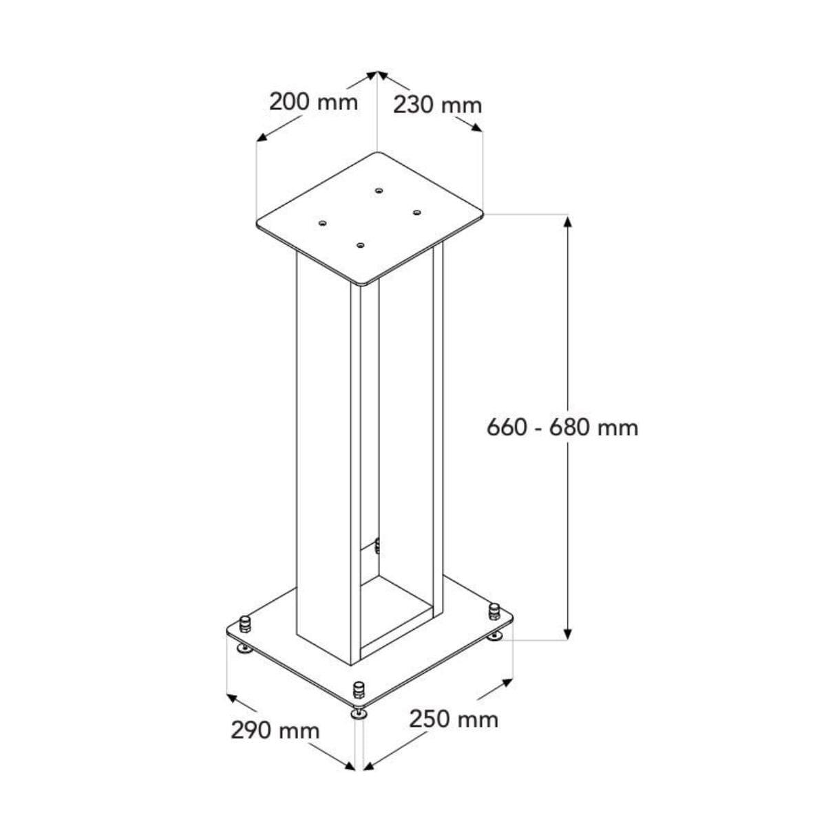 Norstone Alva Plus Speaker Stands (Pair) - K&B Audio