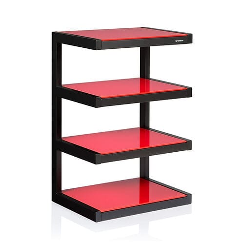Norstone Esse Hi-Fi Stand - Red - K&B Audio