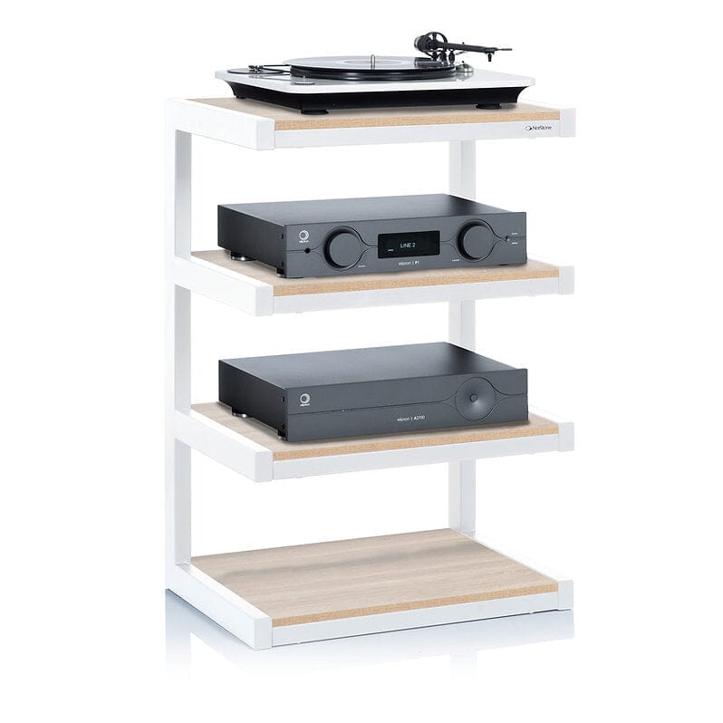 Norstone Esse Hi-Fi Stand - White Oak - K&B Audio