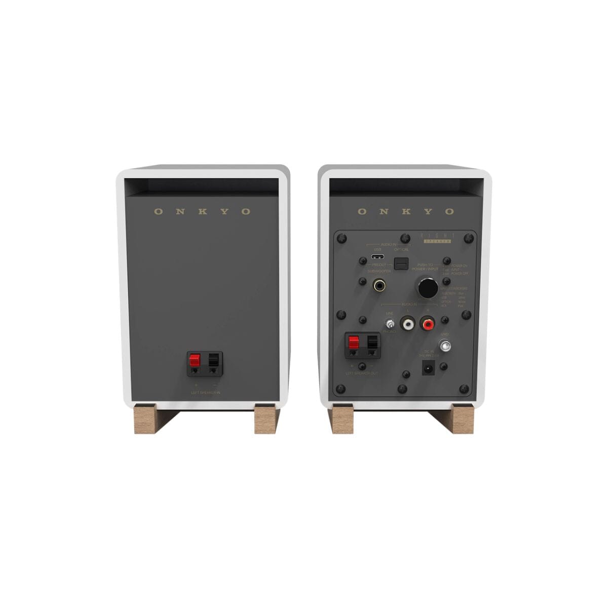 Onkyo GX-10DB Active Bookshelf Speakers - Creator Series - K&B Audio