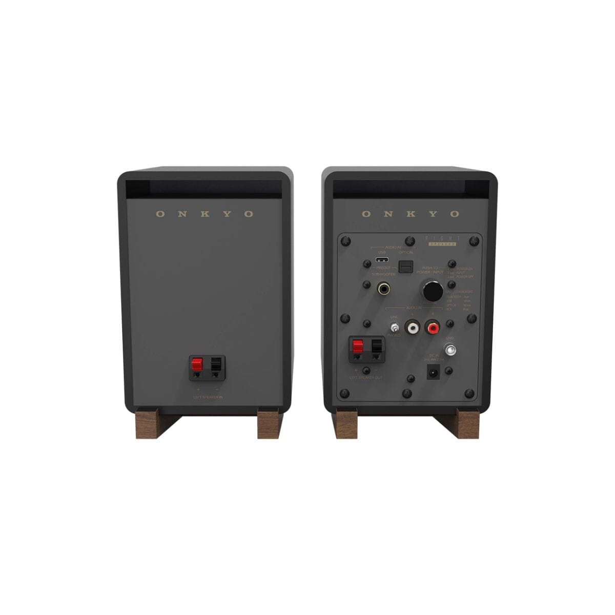 Onkyo GX-10DB Active Bookshelf Speakers - Creator Series - K&B Audio