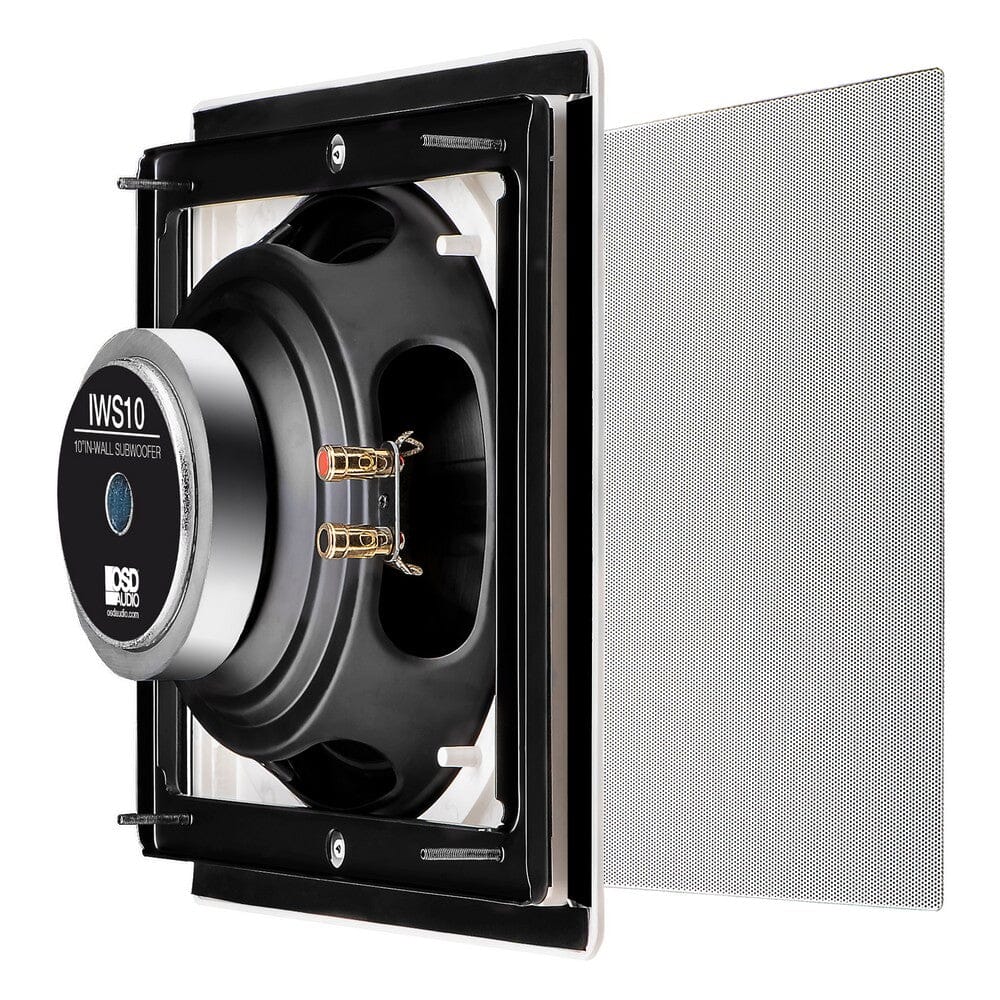 OSD Audio SMP200 + IWS10 10" In Wall Subwoofer Package - 200W - K&B Audio