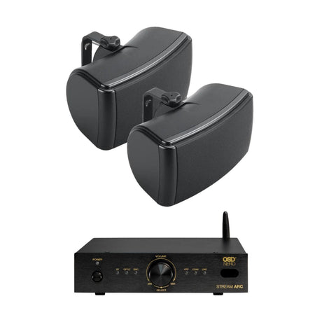OSD Audio Nero Stream ARC Amplifier + Q Acoustics 6.5" Outdoor Speakers - K&B Audio