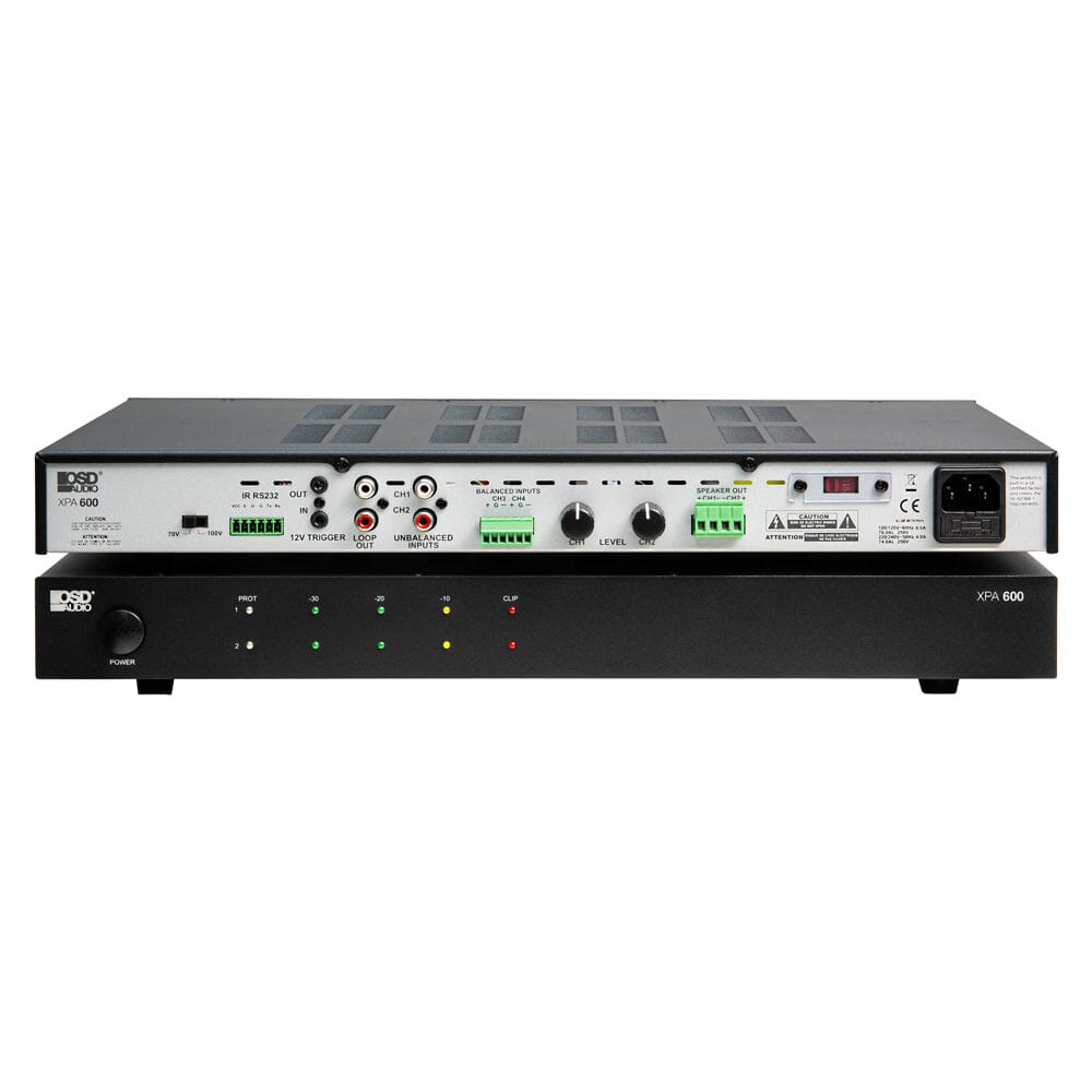 OSD Audio XPA600 70V Amplifier - 600W - K&B Audio