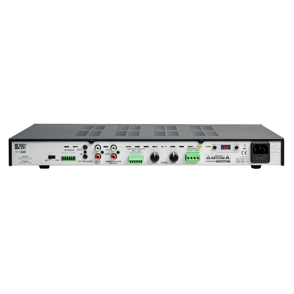 OSD Audio XPA600 70V Amplifier - 600W - K&B Audio