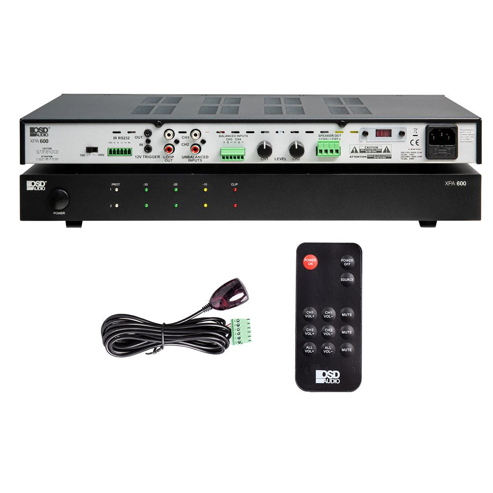 OSD Audio XPA600 70V Amplifier - 600W - K&B Audio