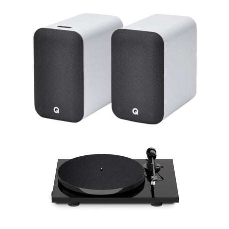 Pro-Ject E1 Phono Turntable + Q Acoustics M20 Active Bluetooth Speakers - K&B Audio