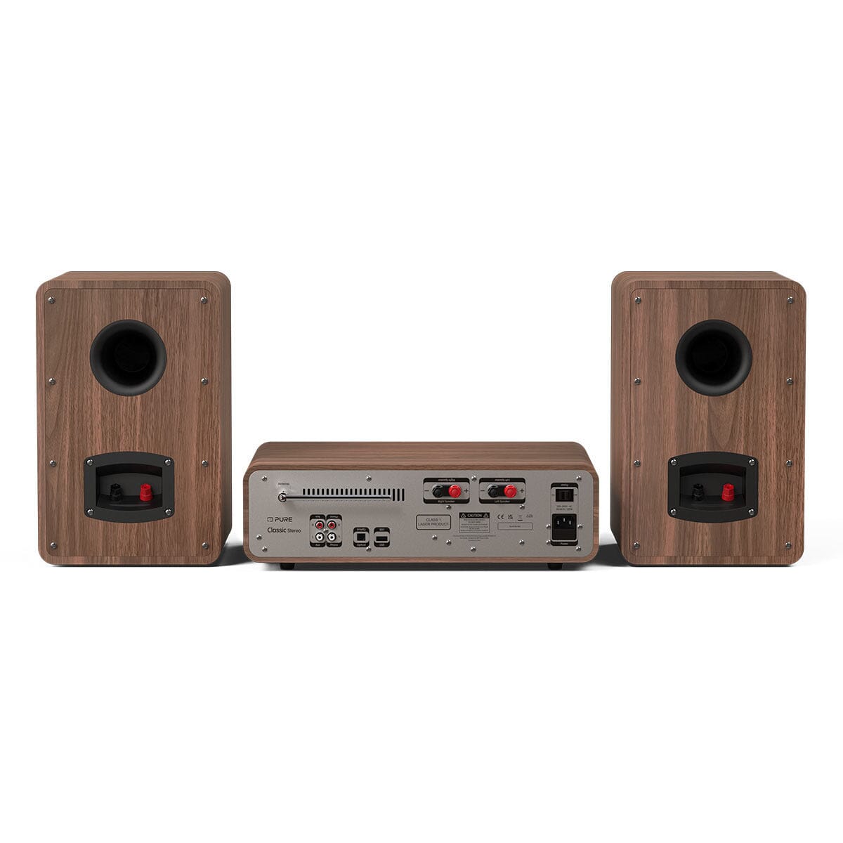 Pure Classic Stereo System with CD / Radio / Bluetooth + Victrola Automatic Bluetooth Turntable - K&B Audio