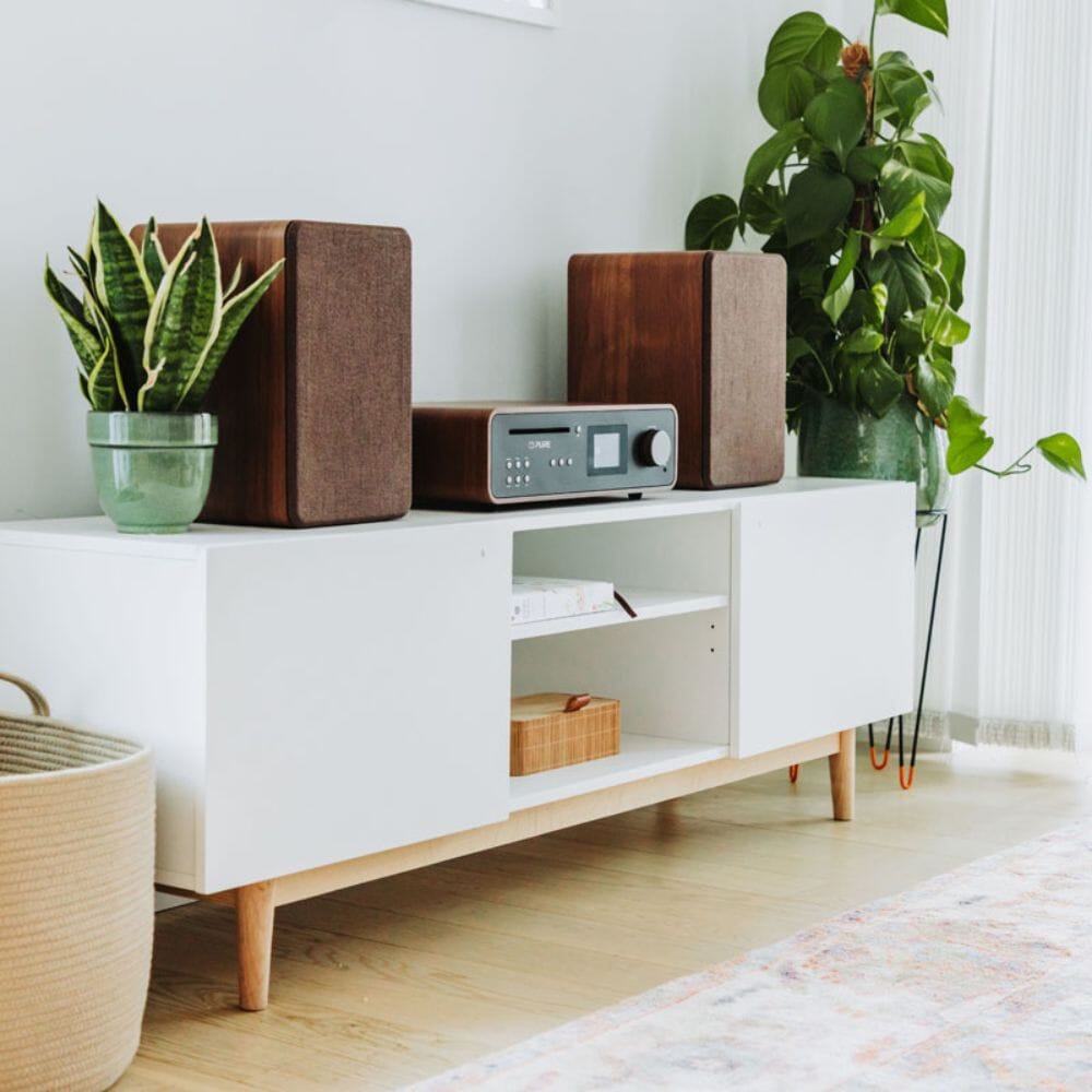 Pure Classic Stereo System with CD / Radio / Bluetooth + Pro-Ject E1.2 Audiophile Turntable - K&B Audio