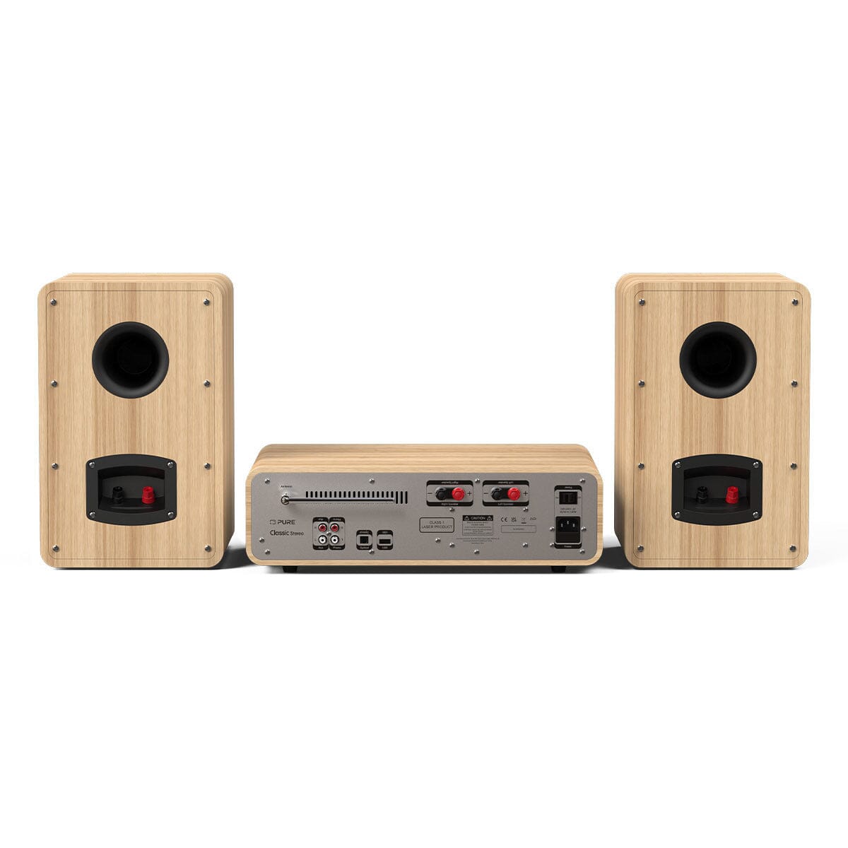 Pure Classic Stereo System with CD / Radio / Bluetooth + Audio-Technica LP60X Turntable - K&B Audio
