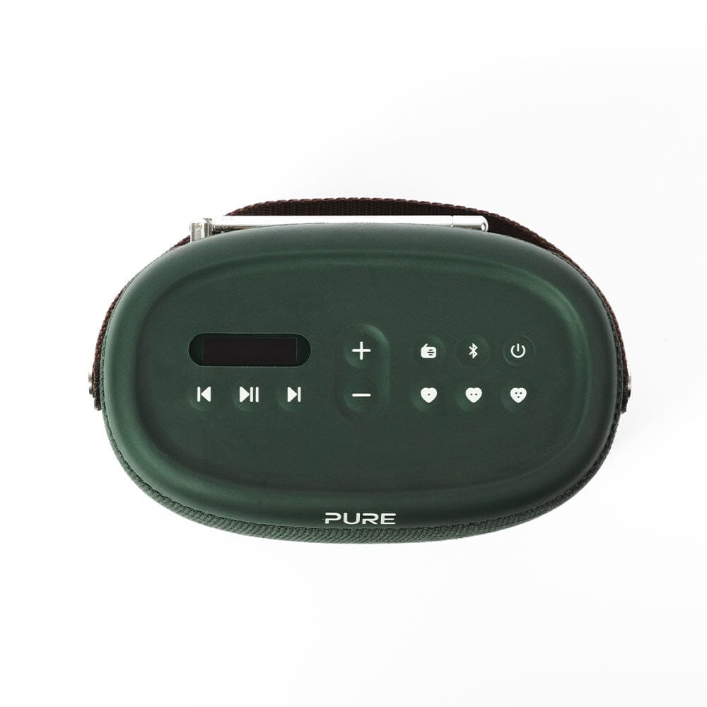 Pure Woodland Waterproof Portable Speaker with Bluetooth & FM/DAB Radio - K&B Audio