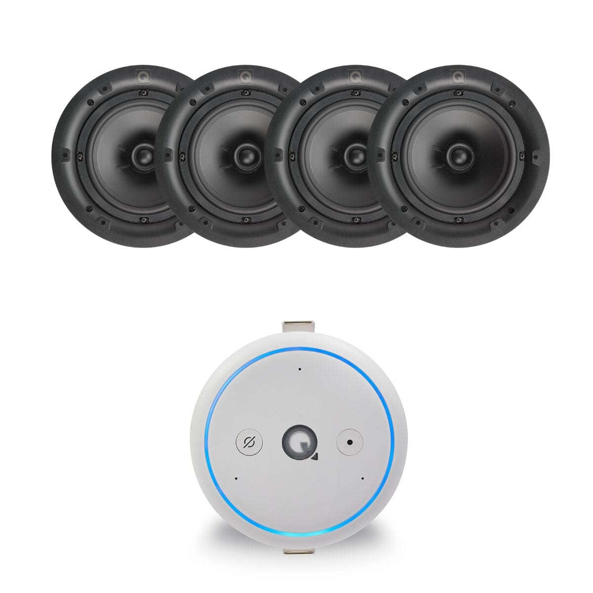 Q Acoustics E300A 6.5" Ceiling Speaker System with Wi-Fi, Alexa & Bluetooth - K&B Audio