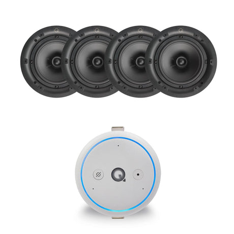 Q Acoustics E300A 6.5" Ceiling Speaker System with Wi-Fi, Alexa & Bluetooth - K&B Audio