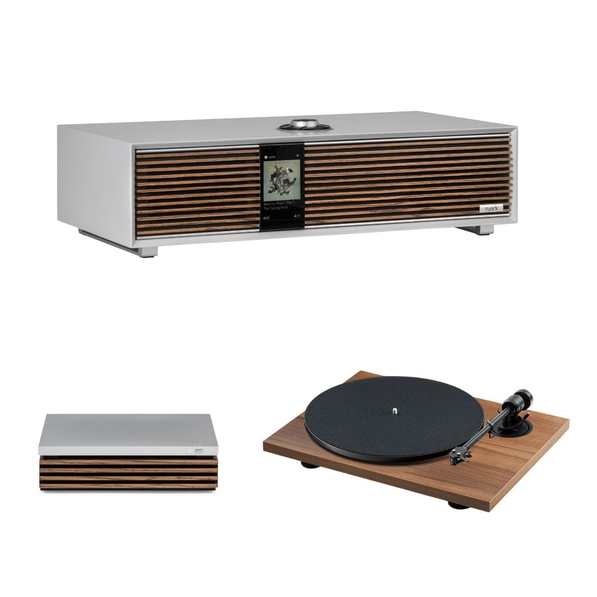 Ruark R410 All-In-One Music System + Pro-Ject E1.2 Turntable Set - K&B Audio