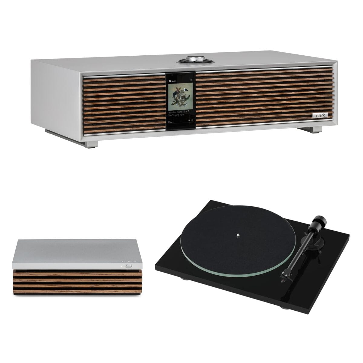 Ruark R410 All-In-One Music System + Pro-Ject T1 EVO Turntable Set - K&B Audio