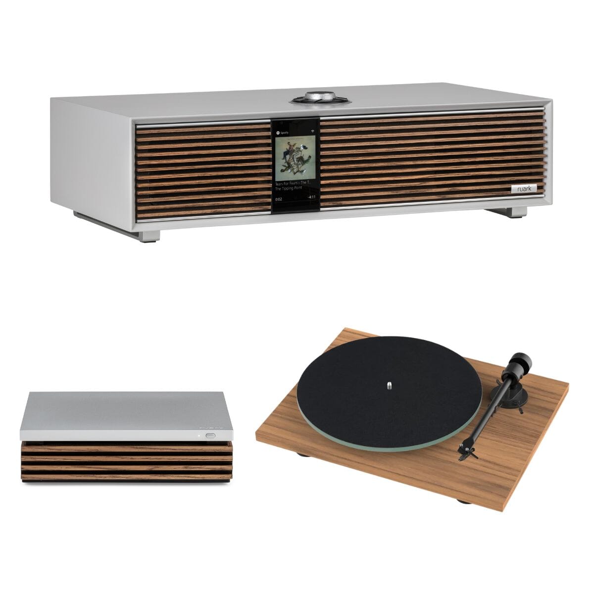Ruark R410 All-In-One Music System + Pro-Ject T1 EVO Turntable Set - K&B Audio
