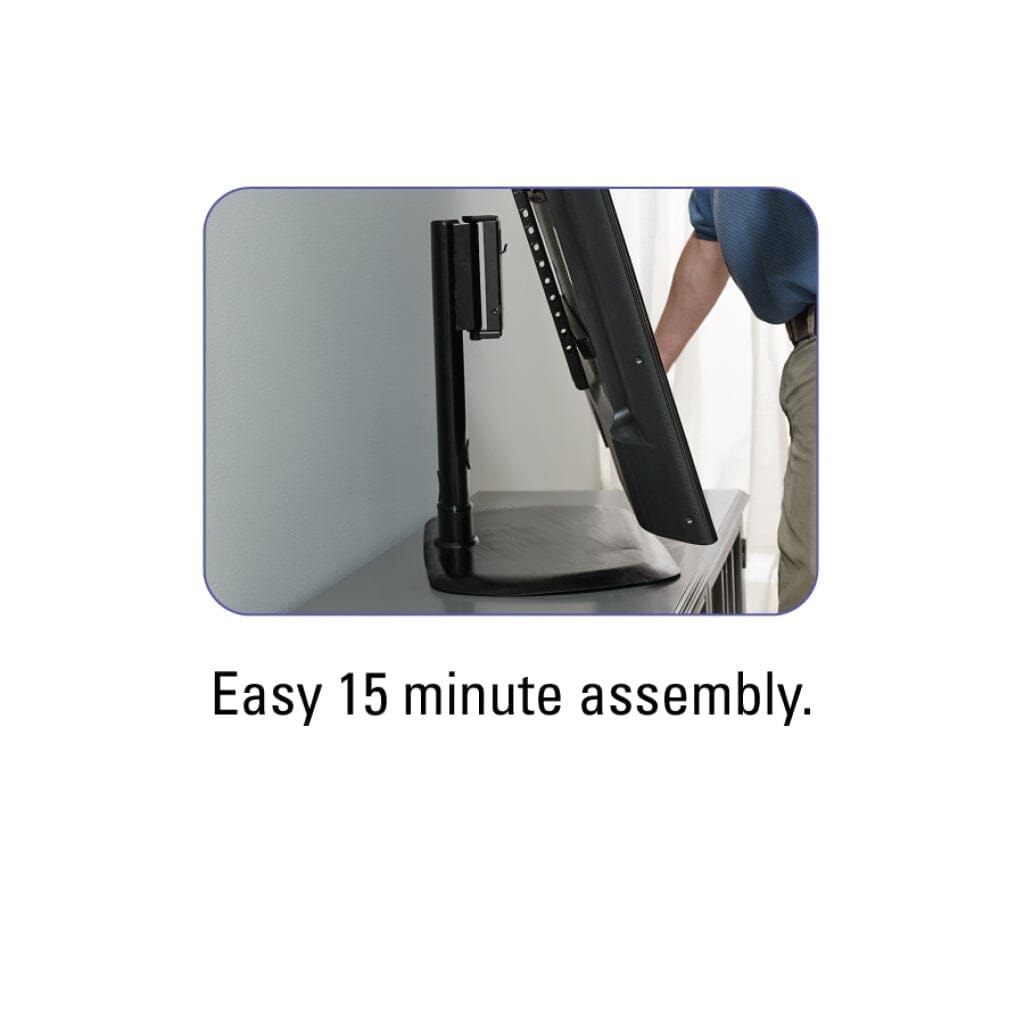 SANUS FTVS1-B2 32"-65” Swivel TV Pedestal Stand - K&B Audio