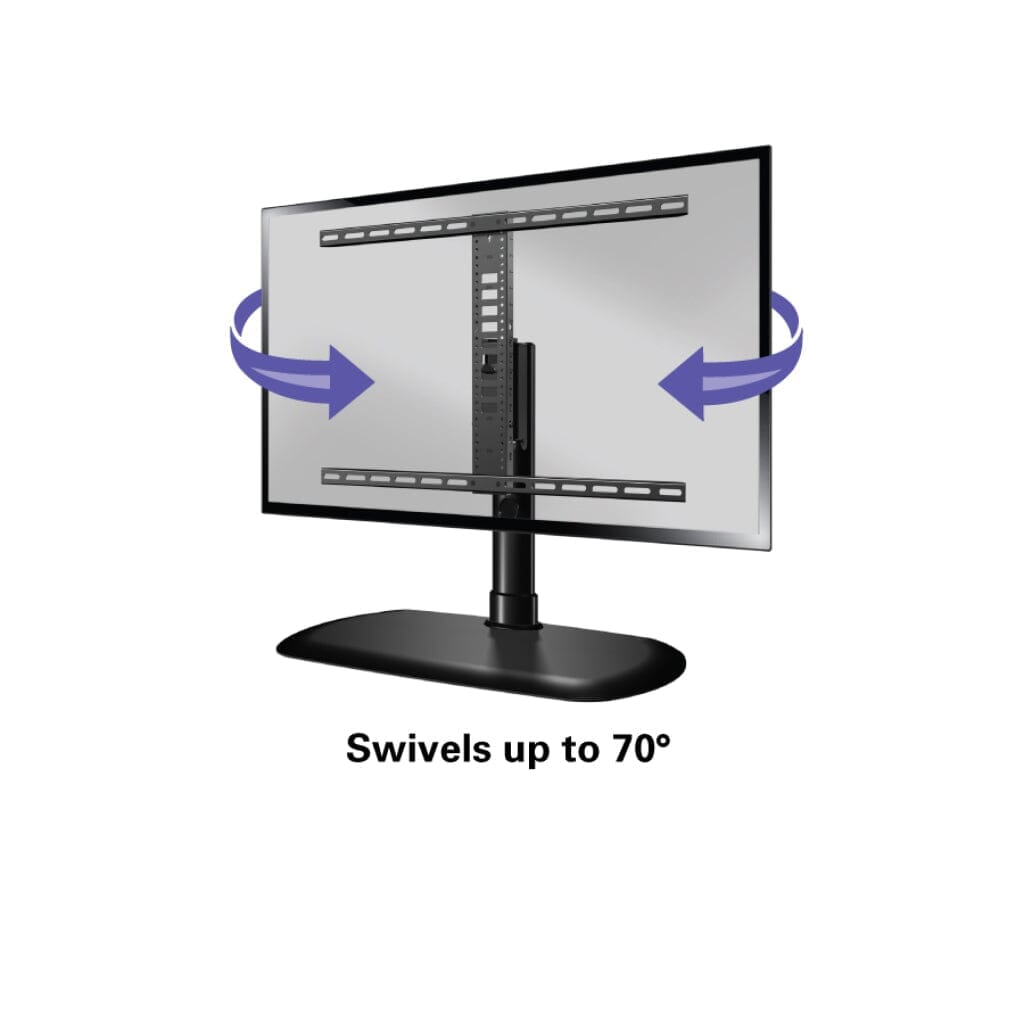 SANUS FTVS1-B2 32"-65” Swivel TV Pedestal Stand - K&B Audio