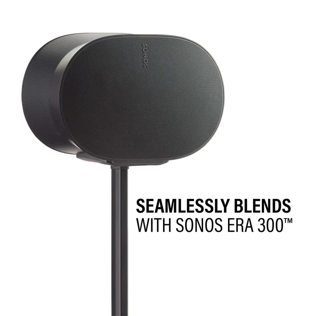 Sanus Height Adjustable Speaker Stand for Sonos Era 300 - Single - K&B Audio