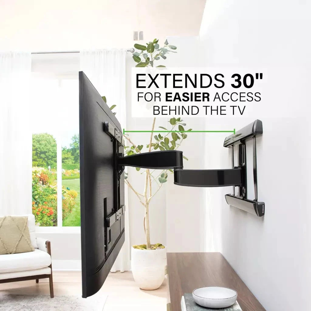 Sanus Premium Advanced XL Full-Motion Premium TV Wall Mount for TVs 65"-100" - K&B Audio