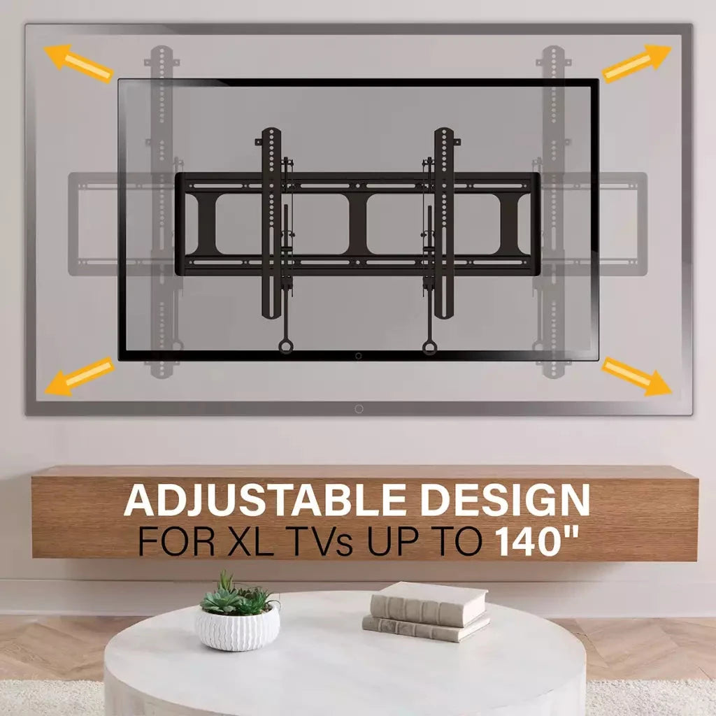 Sanus Super Slim Fixed Position TV Wall Mount for TVs 65" - 140" - K&B Audio