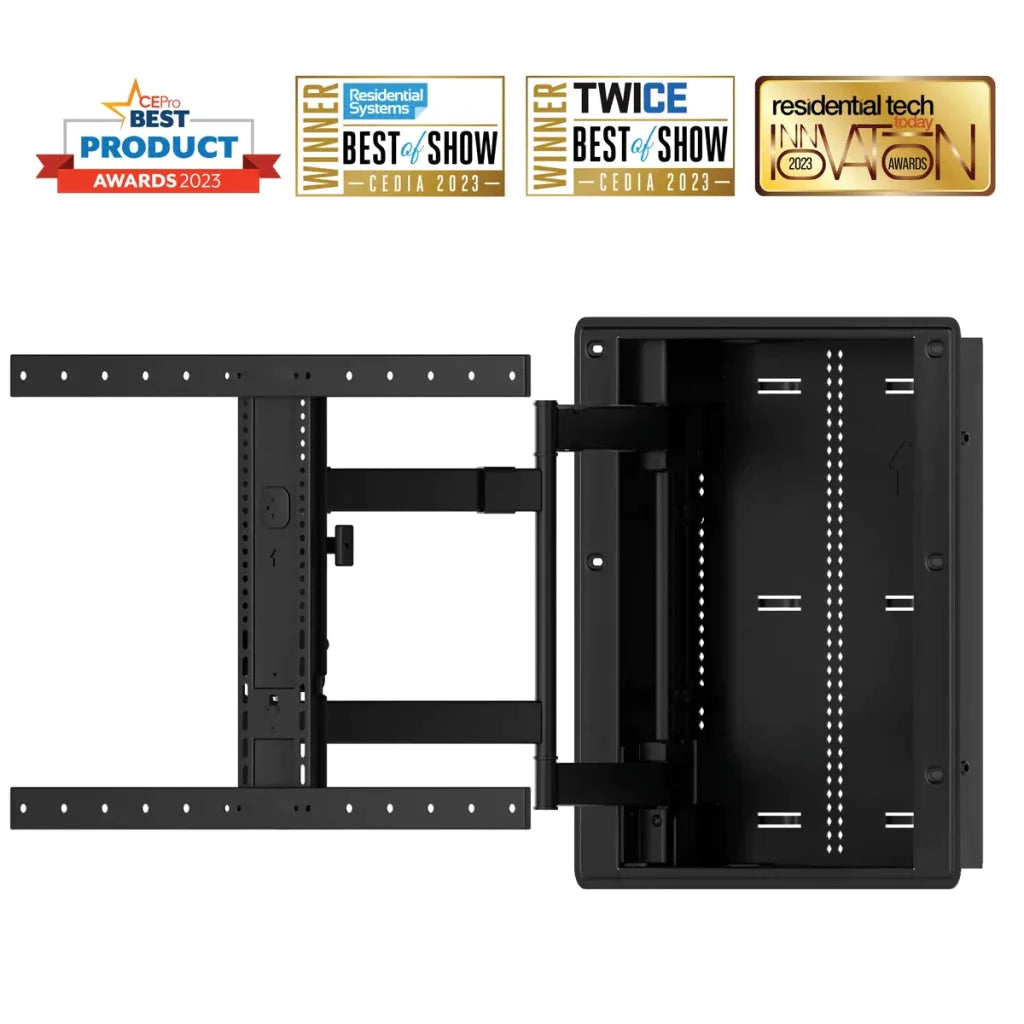 SANUS VIWLF128 Premium Large In-Wall Full-Motion Mount for TVs 42"-85" - K&B Audio