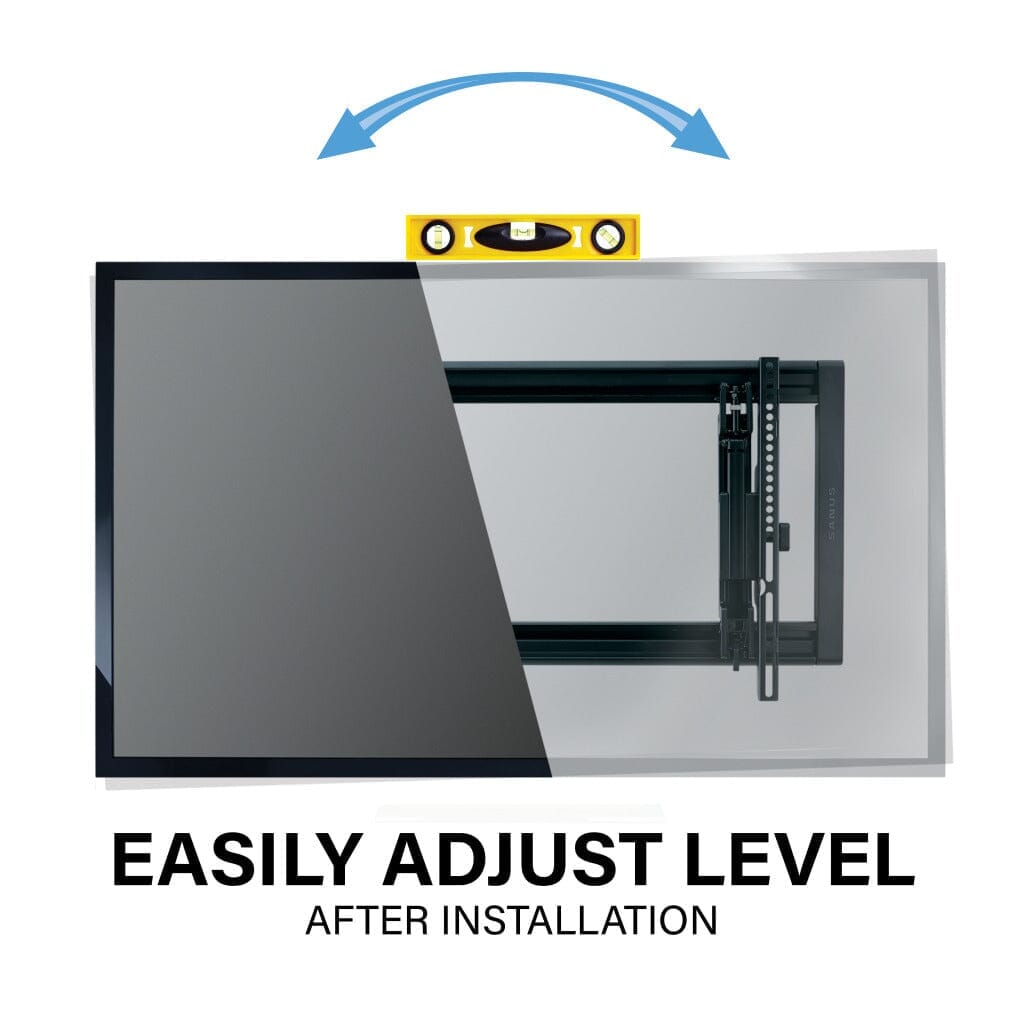 SANUS VLT7-B2 Advanced Tilt 4D Premium TV Wall Mount for 42" – 90" TVs - K&B Audio