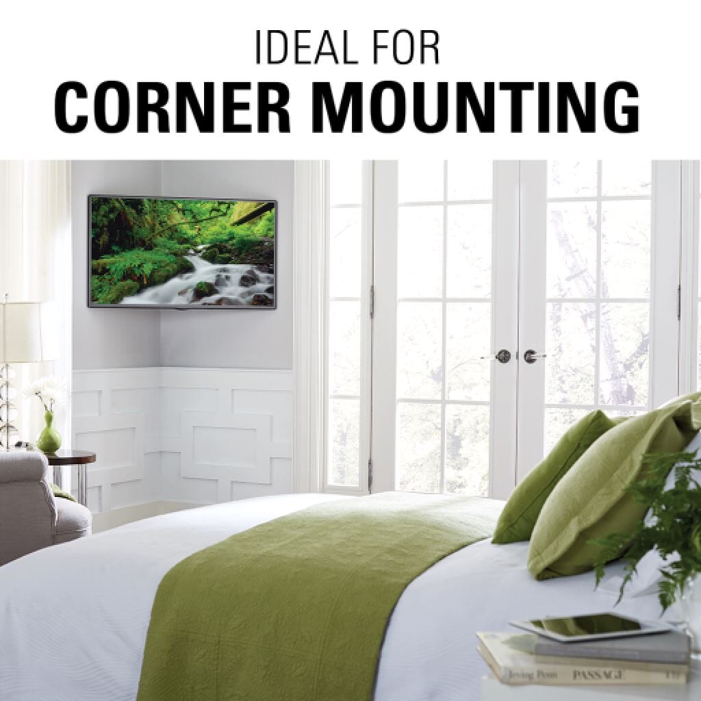 SANUS VMF620-B2 Premium Full-Motion TV Mount, 20" Extension, 37"-55" - K&B Audio