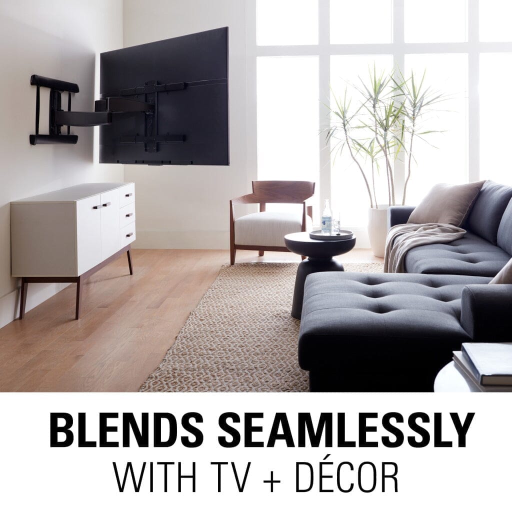 SANUS VXF730-B2 Premium Full Motion TV Wall Mount for 46"-95" TVs - K&B Audio