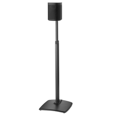 SANUS WSSA1 Adjustable Height Wireless Speaker Stand designed for Sonos One, Sonos One SL, Play:1, and Play:3 - Single - K&B Audio