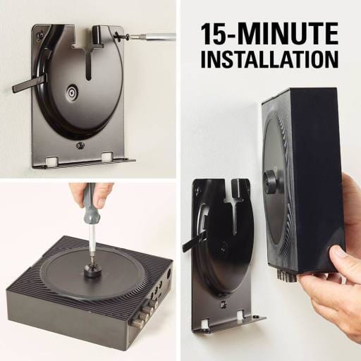 Sanus WSSCAM1 Slim Wall Mount Designed for Sonos AMP - K&B Audio