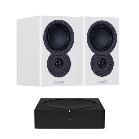 Sonos AMP + Mission LX-1 Bookshelf Speakers - K&B Audio