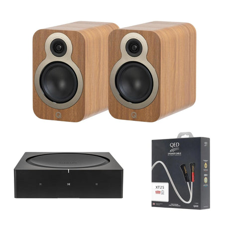 Sonos AMP + Q Acoustics 3020c Bookshelf Speakers - K&B Audio