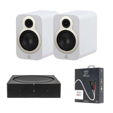 Sonos AMP + Q Acoustics 3020c Bookshelf Speakers - K&B Audio