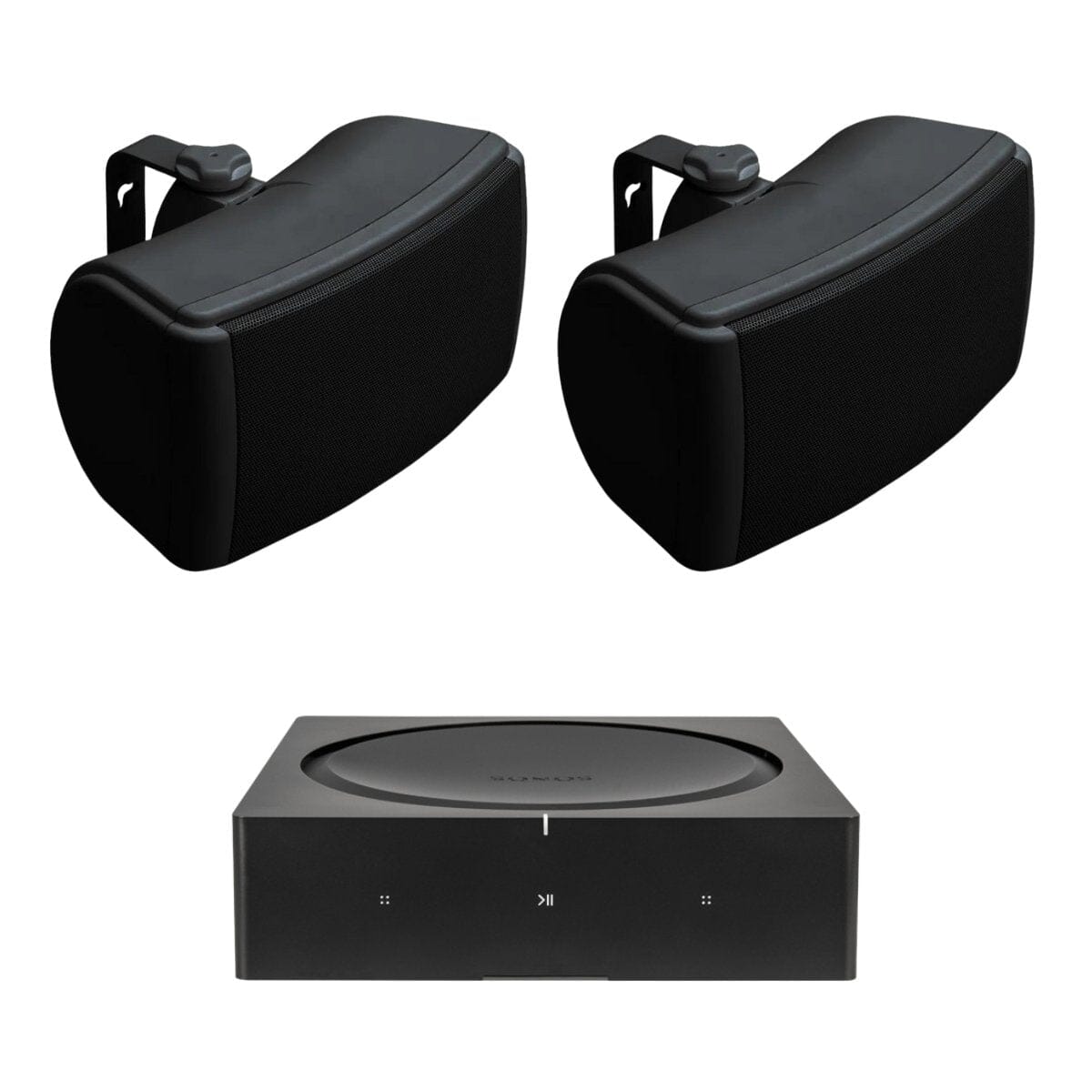 Sonos AMP + Q Acoustics QI65EW Outdoor Speakers - 6.5" - K&B Audio