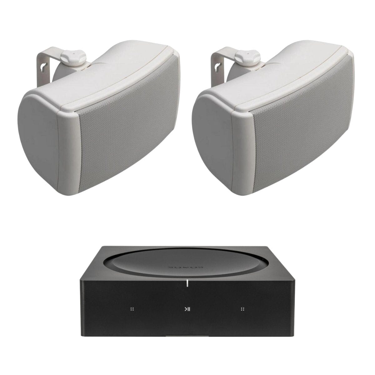 Sonos AMP + Q Acoustics QI65EW Outdoor Speakers - 6.5" - K&B Audio