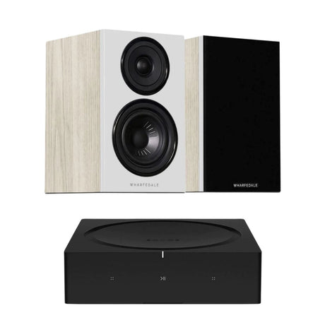 Sonos AMP + Wharfedale Diamond 12.1 Bookshelf Speakers - K&B Audio