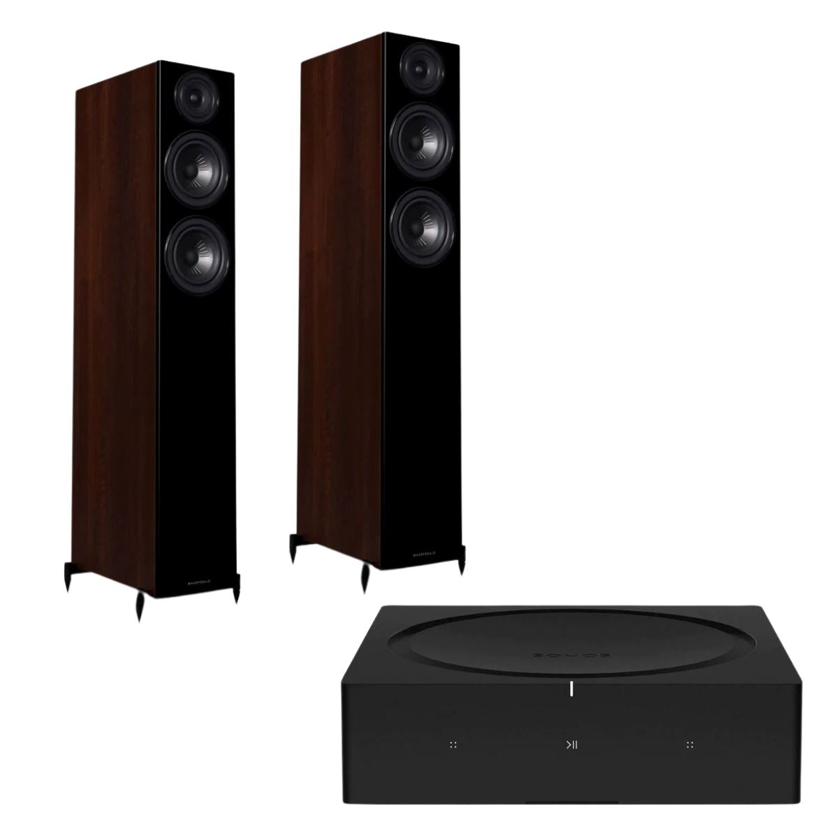 Sonos AMP + Wharfedale Diamond 12.3 Floorstanding Speakers - K&B Audio