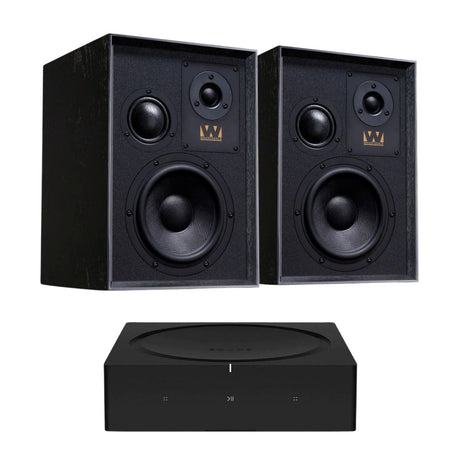 Sonos AMP + Wharfedale Super Denton Bookshelf Speakers - K&B Audio
