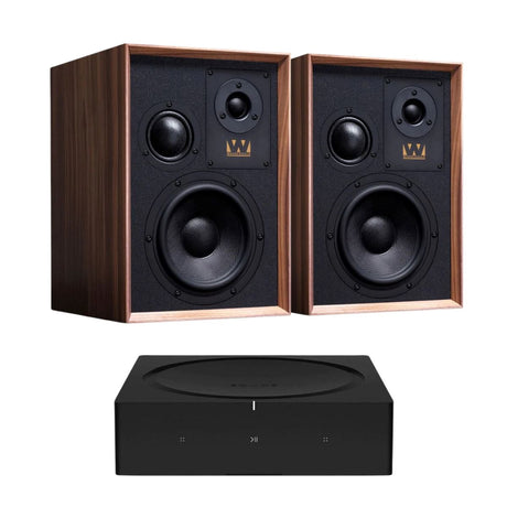 Sonos AMP + Wharfedale Super Denton Bookshelf Speakers - K&B Audio