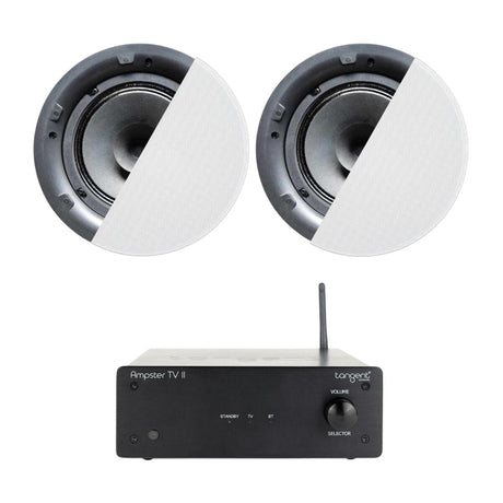 Tangent Ampster TV II 6.5" Bluetooth Ceiling Speaker System with HDMI - K&B Audio