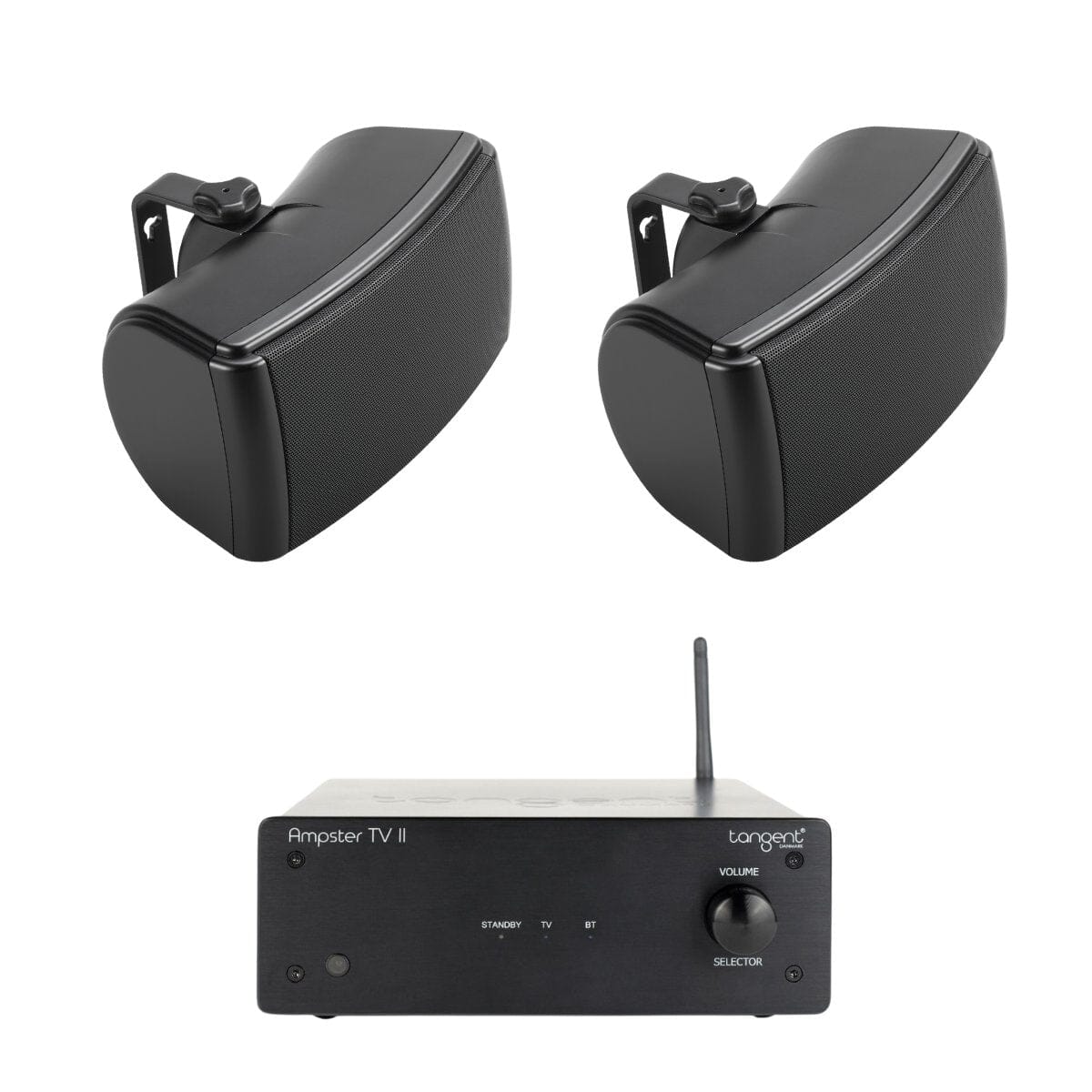 Tangent Ampster + Q Acoustics QI65EW 6.5" Outdoor Speakers - K&B Audio